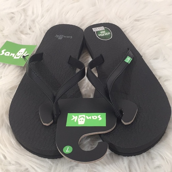 Sanuk Yoga Spree Flip Flops New Size 11 - Picture 8 of 9